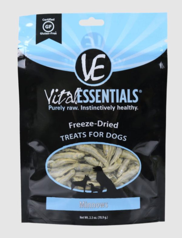 Vital Essentials Dog Freeze-Dried Treat Minnow 2.5oz. Cheap