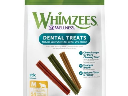 Whimzees Stix Medium 100 Count Bulk Box For Discount