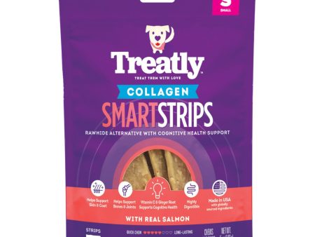 Treatly Collagen Smart Strips Dog Chews Salmon, 1ea 5oz. Online