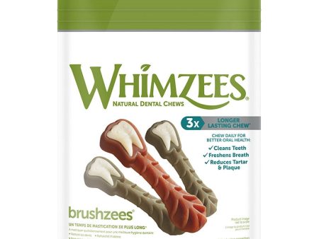 Whimzees Brushzees Medium 12.7 oz. Bag Online Sale