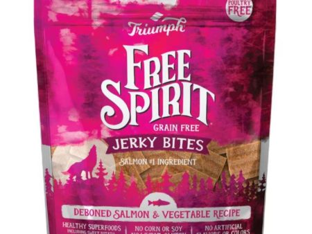 Triumph Grain Free Jerky Bites Dog Treats Salmon Sweet Potato 20oz. Discount