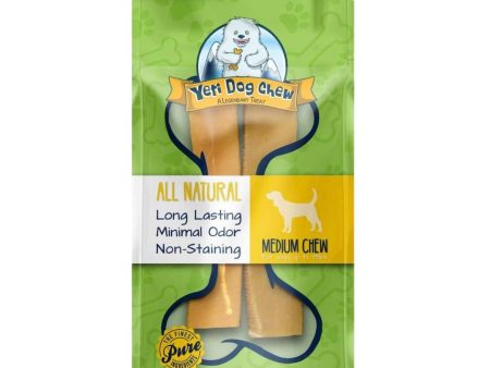 Yeti Dog 2Pk Medium Chews 5oz. 40 Yak Milk   Cow Milk Fashion