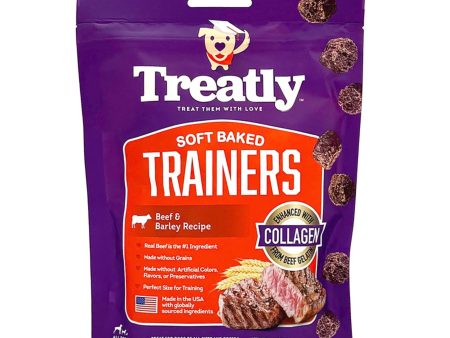 Treatly Soft Baked Trainers Dog Treats Beef & Barley, 1ea 5oz. Discount