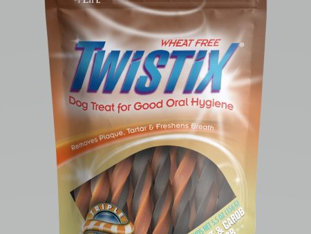 Twistix Wheat Free Dental Dog Treats Peanut & Carob 1ea 5.5 oz, SM Online Sale