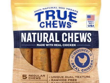 True Chews Natrl Chews Dog 10oz. Chicken Regular 5Pc Online Hot Sale