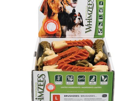 Whimzees Brusheez Large 30 Count Bulk Box Online now