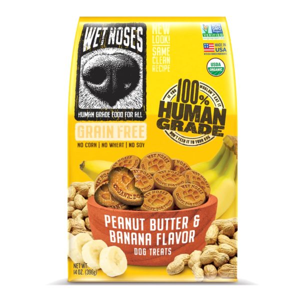 Wet Noses Dog Grain Free Peanut Butter Banana 14oz. For Discount