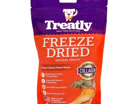 Treatly Freeze Dried Dog Treats Salmon & Sweet Potato, 1ea 3oz. Cheap