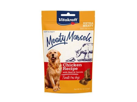 Vitakraft Meaty Morsels Dog Treats Chicken w Beef & Carrots 1ea 4.2 oz Online