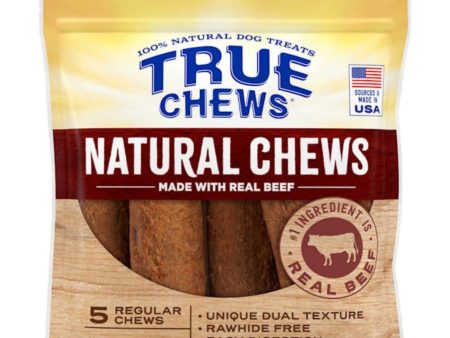 True Chews Natrl Chews Dog 10oz. Beef Regular 5Pc Supply