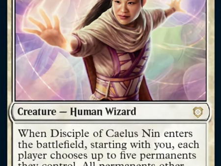 Disciple of Caelus Nin [The Brothers  War Commander] Sale