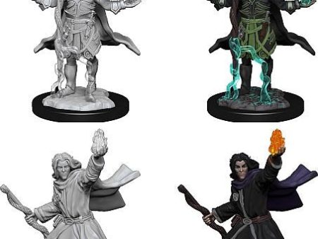 Elf Sorcerer male Pathfinder Deep Cuts Unpainted Miniatures Fashion