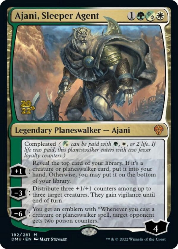 Ajani, Sleeper Agent [Dominaria United Prerelease Promos] Online