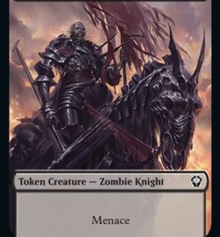 Zombie Knight    Goblin Double-Sided Token [Dominaria United Commander Tokens] Fashion