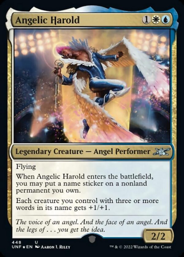 Angelic Harold (Galaxy Foil) [Unfinity] Online Sale