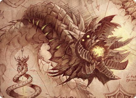 Wurmcoil Engine Art Card [The Brothers  War Art Series] on Sale