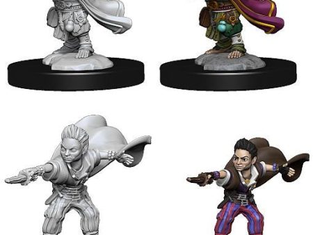 Halfling Wizard male Pathfinder Deep Cuts Unpainted Miniatures For Cheap