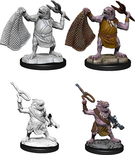 Kuo-Toa & Kuo-Toa Whip Dungeons & Dragons Nolzur`s Marvelous Unpainted Miniatures For Discount