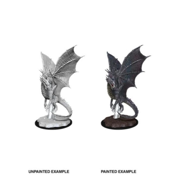 D&D Nolzur s Minis: Wave 11 - Young Silver Dragon Hot on Sale