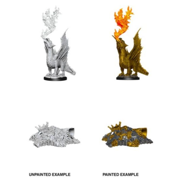 D&D Nolzur s Minis: Wave 11 - Gold Dragon Wyrmling Hot on Sale