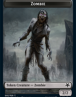 Zombie    Human Soldier Double-Sided Token [Game Night: Free-for-All Tokens] Discount