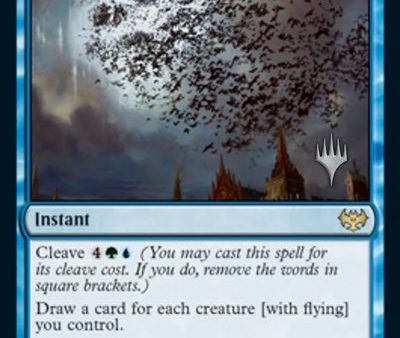 Winged Portent (Promo Pack) [Innistrad: Crimson Vow Promos] Hot on Sale