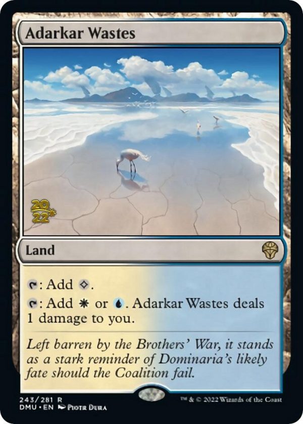 Adarkar Wastes [Dominaria United Prerelease Promos] For Sale