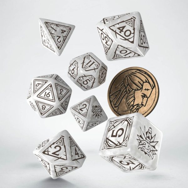 The Witcher Dice Set Geralt The White Wolf Online Sale