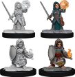 Halfling Cleric Female Pathfinder Deep Cuts Unpainted Miniatures Supply