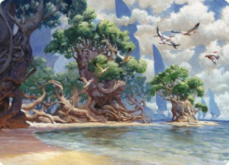 Yavimaya Coast Art Card [Dominaria United Art Series] For Discount