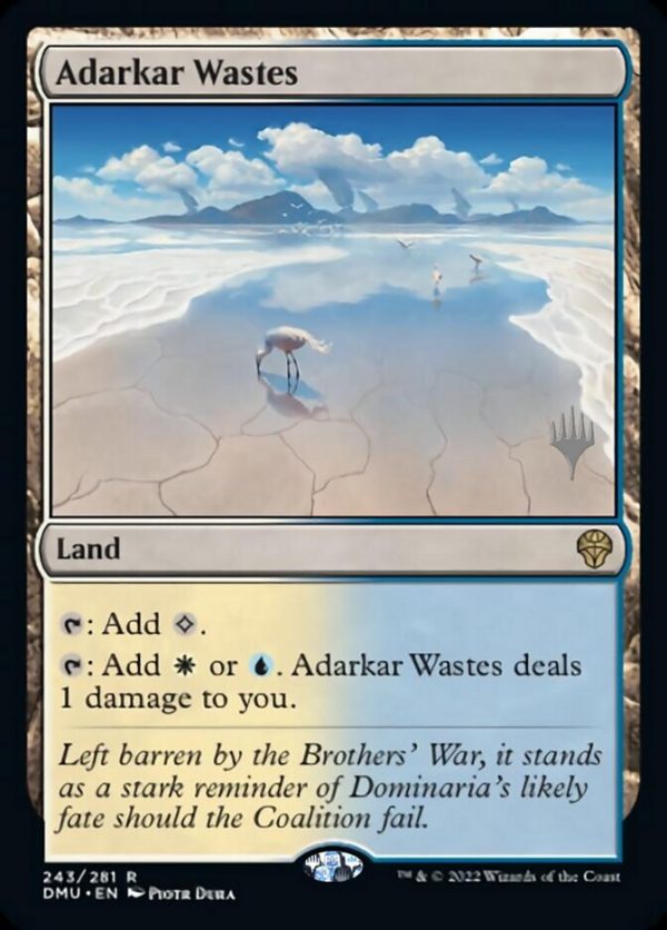 Adarkar Wastes (Promo Pack) [Dominaria United Promos] For Discount