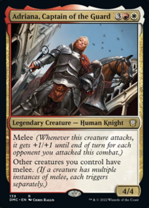 Adriana, Captain of the Guard [Dominaria United Commander] Hot on Sale