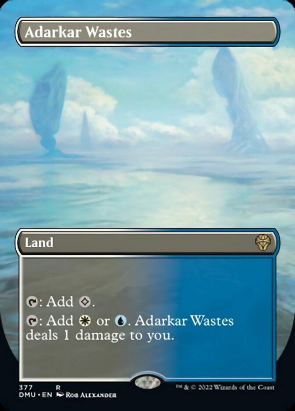 Adarkar Wastes (Borderless Alternate Art) [Dominaria United] Supply