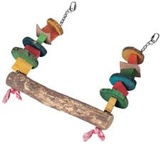 PARROT TOY SWING W BEADS Online now